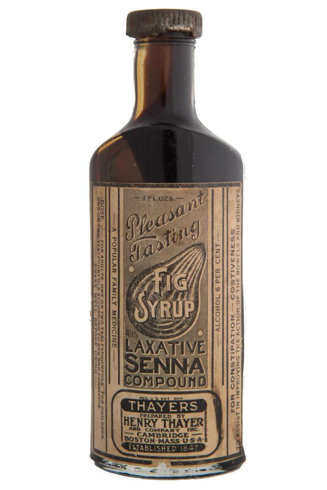 Thayers fig syrup bottle